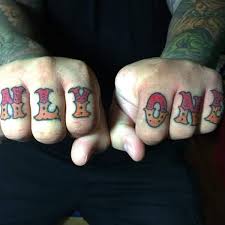 Finger tattoos with special date. 88 Badass Knuckle Tattoos That Look Powerful