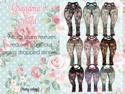Free patterns like these are great for beginners because you can make so much with granny squares.&amp;nbsp;create beautiful afghans, scarves, jackets and more with these 58 granny square crochet patterns for beginners. Second Life Marketplace Mc Grandma S Sofa Floral Jeans Mod
