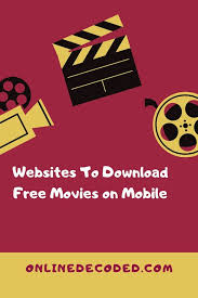 Oct 31, 2021 · looking for apps to download movies for free? Top 8 Websites To Download Free Movies On Mobile Devices In 2021 Onlinedecoded