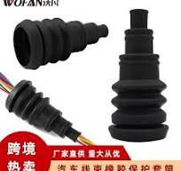 汽车线束橡胶保护套筒 防火防水电线捆绑套筒 防火墙电缆索环
