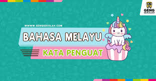 Terdapat tiga jenis kata penguat, iaitu kata penguat hadapan, kata penguat belakang dan kata penguat bebas. Nota Dan Latihan Kata Penguat Geng Sekolah