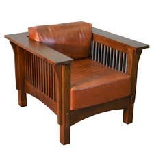 Arts And Crafts Craftsman Crofter Style Arm Chair Russet Brown Lea Crafters And Weavers In 2020 Mission Furniture Mission Style Furniture Furniture