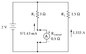 Now you must be wondering. Vol I Direct Current Dc Dc Metering Circuits Ammeter Impact On Measured Circuit