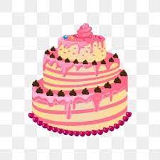 Cartoon Birthday Cake Cake Cupcake Hand Painted Birthday Cake Cake Clipart Cake Decorating Supply Baked Goods Png And Vector With Transparent Background For Cartoon Birthday Cake Creative Birthday Cakes Golden