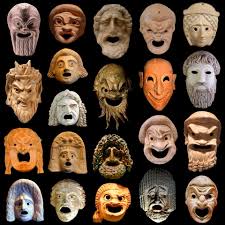 Greek Masks Ancient Greek Theatre Ancient Greek Costumes Theatre Masks