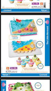 Little Mermaid Cake At Walmart Mermaid Birthday Cakes Little Mermaid Birthday Cake Little Mermaid Birthday