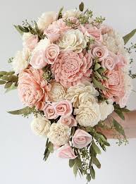 Blush Pink Teardrop Bridal Bouquet Mini Cascading Bouquet Flower Bouquet Wedding Bride Bouquets Bridal Bouquet