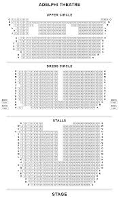 Adelphi Theatre London Seating Plan For Waitress The Musical