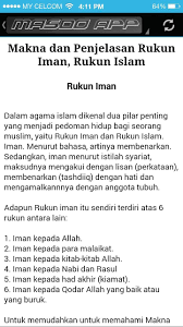 Dengan meyakininya berarti kita percaya kepa keagungan allah. Makna Rukun Iman Islam Fur Android Apk Herunterladen