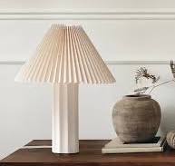 SUNMORY 17.5" Dimmable Ceramic Table Lamp for Bedroom Living Room