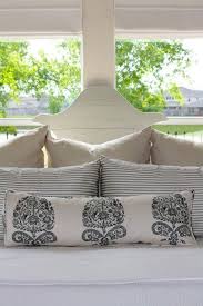 Diy Ballard Designs Headboard Bed Pillow Arrangement Bed Pillows Bed Linens Luxury