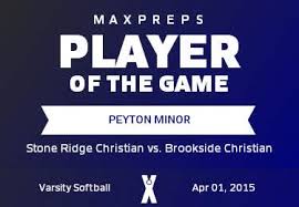 Peyton Minor's Stone Ridge Christian High School Career Home