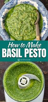 Ditch The Store Bought Stuff Homemade Basil Pesto Is A Snap To Make But A Couple Of Tips Make All The D In 2020 Mediterranean Dishes Pesto Recipe Basil Pesto Recipes
