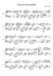 Print And Download Song Of Secret Garden Secret Garden Made By Axelknls In 2020 Secret Garden Songs Garden Arbor