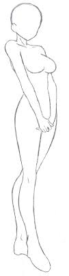 【body painting】nude body paint #cosplay #anime #cartoon #bodypainting #bodyart #bodypaint. Images Of Simple Anime Girl Sketch Full Body