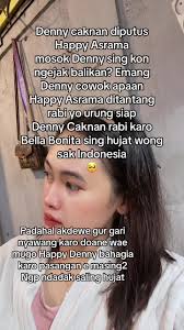 Semoga hujatan sak indonesia jadi ladang pahalane mas Denny karo mbak ...