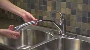 All products from moen kitchen faucet pull out hose replacement category are shipped worldwide with no additional fees. Installing A 1 Handle Pull Out Kitchen Faucet Shelton Collection Youtube