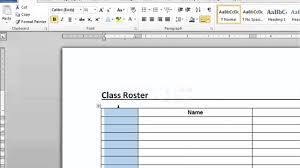 How To Insert A Series Of Numbers In A Microsoft Word Table Microsoft Word Doc Tips Youtube