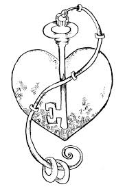 Cartoon · coloring · coloring book · coloring page · coloring pages · draw · drawing page · english · free · illustration · key · language · paint · painting · pdf · print · printable · word. Key To My Heart And Cupcake Like A Sir Free Digital Stamps Wonderstrange Arts