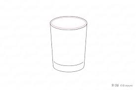 Wie Kann Man Ein Glas Wasser In Etappen Zeichnen