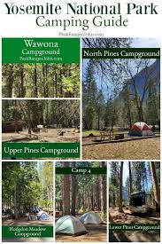 Yosemite National Park Camping Guide Tip Campsite Photos Tent And Rv Sites Ho Yosemite National Park Camping Yosemite National Park Cabins Yosemite Camping
