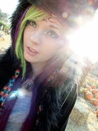 Her parents' names are kendra and chaun muir, and she was born in ojai, california. Leda Muir Green And Purple Pastel Pink Hair Dye Red Scene Hair Long Gray Hair