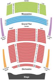 Knight Theatre Seating Chart Charlotte