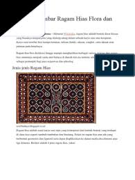 Ragam hias motif fauna telah mengalami deformasi namun tidak meninggalkan bentuk aslinya. Contoh Gambar Ragam Hias Flora Dan Fauna Pdf