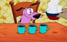 Courage's parents were loving and rich dogs as seen in remembrance of courage past(the father's name is henry) who live an aristocratic life in a mansion. Happy Plums From Courage The Cowardly Dog Disney Art Cartoon Nickelodeon