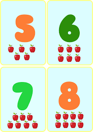Number flash cards 1 to 10. Numbers 1 10 Flashcards Kids Printables