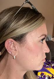 Eva Crystal Kite Cut Push Pin Earring