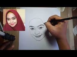 Ria ricis lahir dari pasangan sulyanto dan yunifah lismawati. Menggambar Wajah Ria Ricis Tanpa Penghapus Youtube Female Sketch Drawings Art Drawings