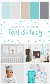 Teal Grey Nursery Color Palette Quartos De Bebes Decorados Decoracao Quarto Bebe Masculino Cores De Quarto Para Bebe