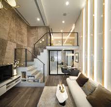 Luxurious Compact Modern Condo Apartment With Double Height Ceiling Idesignarch Interior Design Architecture Interior Decorating Emagazine Loft Apartment Decorating Minimal Interior Design Modern Home Interior Design