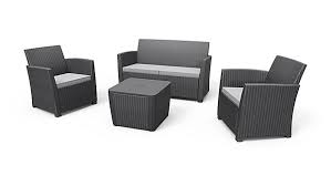 Offrez à votre jardin ou balcon une mise en beauté avec nos fauteuils élégants et compacts. Salon De Jardin Bas Nile 4 Personnes Castorama