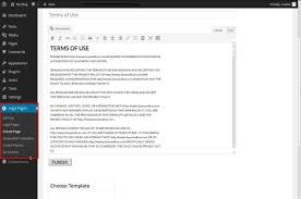Templates are a source for creating policies from a predefined starting point. How To Set Up A Privacy Policy On Wordpress Websites Using A Plugin