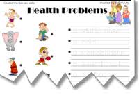 Here is health and illnesses vocabulary in english. Vocabulary Worksheets Health
