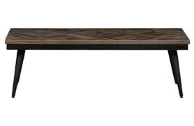 They might have some wood or glass too. Rhombic Coffee Table Wood Metal 120x60cm