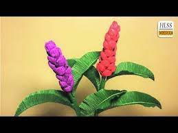 How To Make Hydrangea Paper Flower Diy Hydrangea Crepe Paper Flower Making Tutorials Youtube Paper Flowers Paper Flowers Diy How To Make Paper Flowers