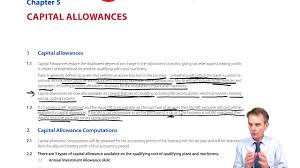 Capital allowances accounting depreciation charged on industrial buildings, certain special buildings, plant and machinery, furniture, office equipment and motor vehicles is not deductible for tax purposes. Acca Taxation Tx Uk Capital Allowances Introduction Part 1
