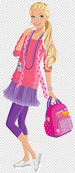 Barbie Holding Bag Barbie The Princess The Popstar Doll Barbie Transparent Background Png Clipart Barbie Barbie Cartoon Princess