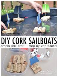 Diy Cork Boats 2paws Designs In 2020 Craft Activities For Kids Cork Diy Crafts For Boys