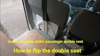 Volkswagen Lt35 /Sprinter fold over double seat