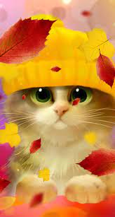 Wallpaper Iphone Cute Cat Cute Drawings Cat Art Cute Art