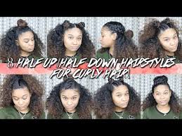 One of the biggest benefits of half up hairstyles (on natural curly hair) is that they are so quick to create and in most cases don't require a visit to the salon. Feed In Braids W Crochet Half Up Half Down Hairstyles Skyla Journal
