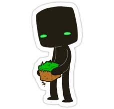 minecraft enderman sticker by dimiart minecraft stickers minecraft minecraft gifts