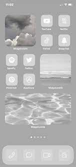 Ios Dark Black Grey Home Screen Ideas Straphie Homescreen Ios App Iphone App Background