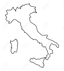 The map also shows the various water bodies surrounding the country. Black Abstract Outline Of Map Of Italy Royalty Free Cliparts Vectors And Stock Illustration Image 37371119