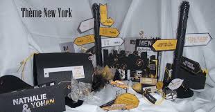 Collection Faire Part Et Elements De Decoration Pour Mariage Et Fete Theme Ny New York Deco Mariage New York Theme Anniversaire Deco Anniversaire