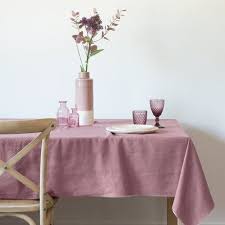 Ella Antique Pink Cotton Tablecloth Table Cloth Ikea Basket Kitchen Decor Inspiration